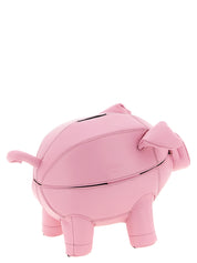 Moschino Pink Sheepskin Clutch Bag