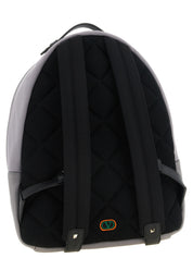 Valentino Garavani Gray Polyester Backpack