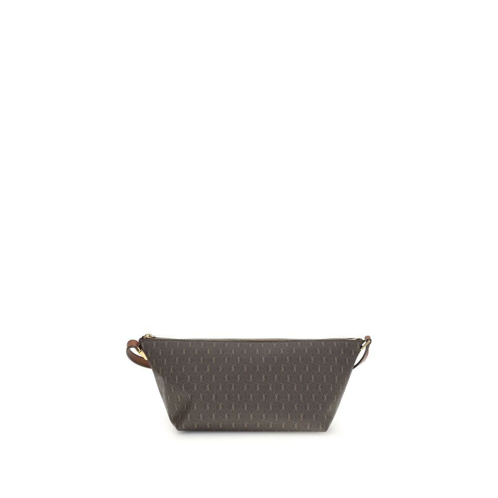 Saint Laurent Brown Leather Shoulder Bags