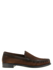 Prada Brown Calfskin Loafers