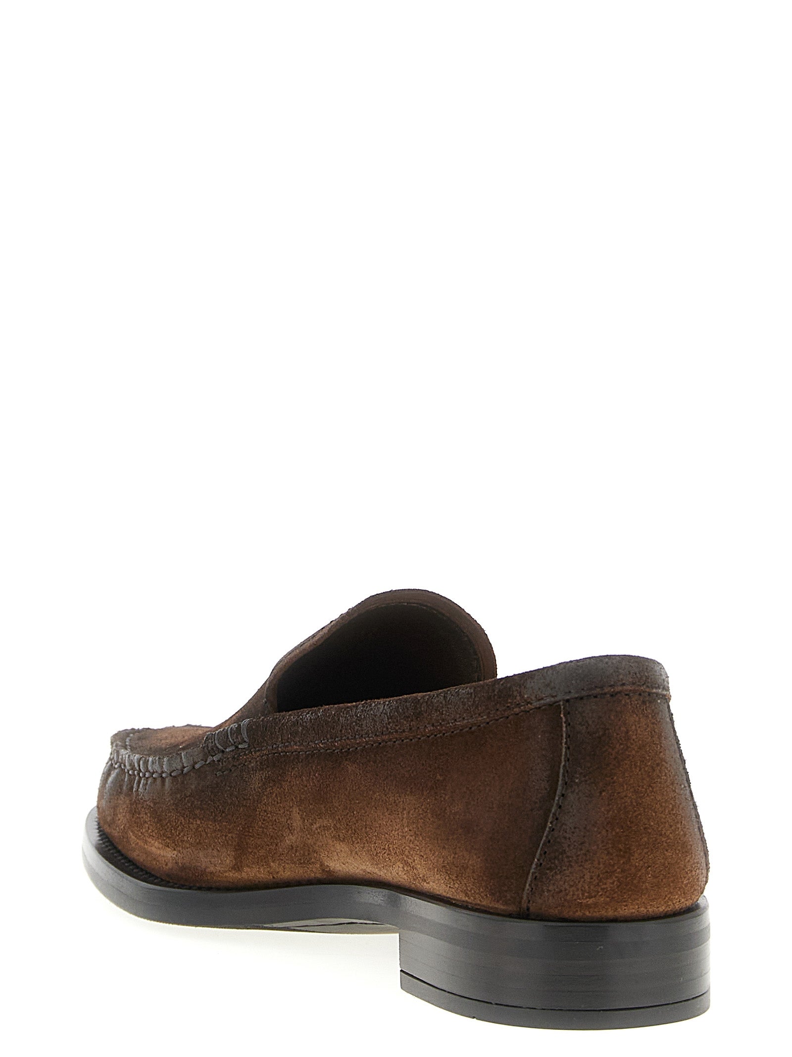 Prada Brown Calfskin Loafers
