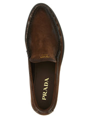 Prada Brown Calfskin Loafers