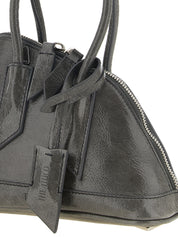 The Attico Gray Calfskin Handbags