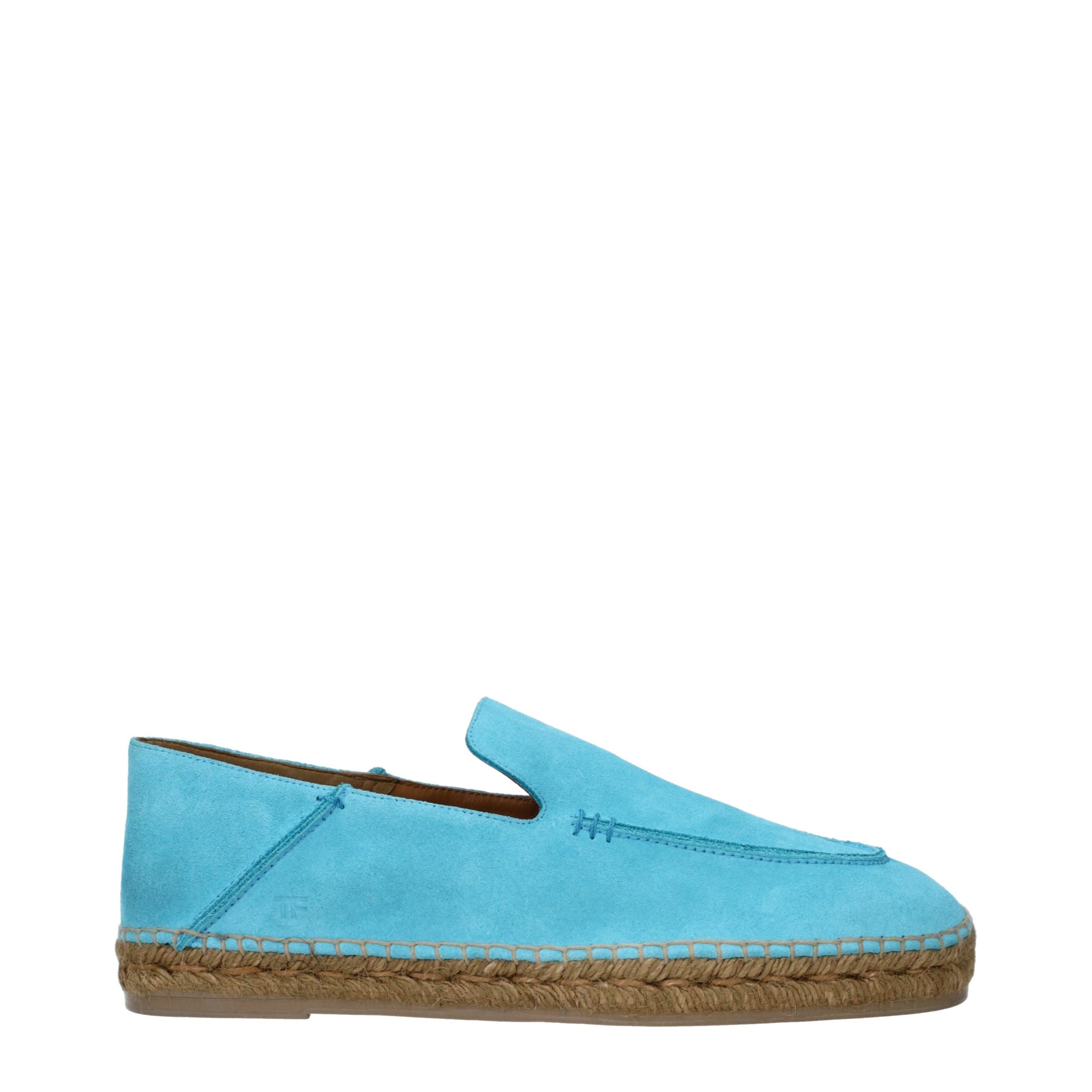 Tom Ford Blue Suede Espadrilles