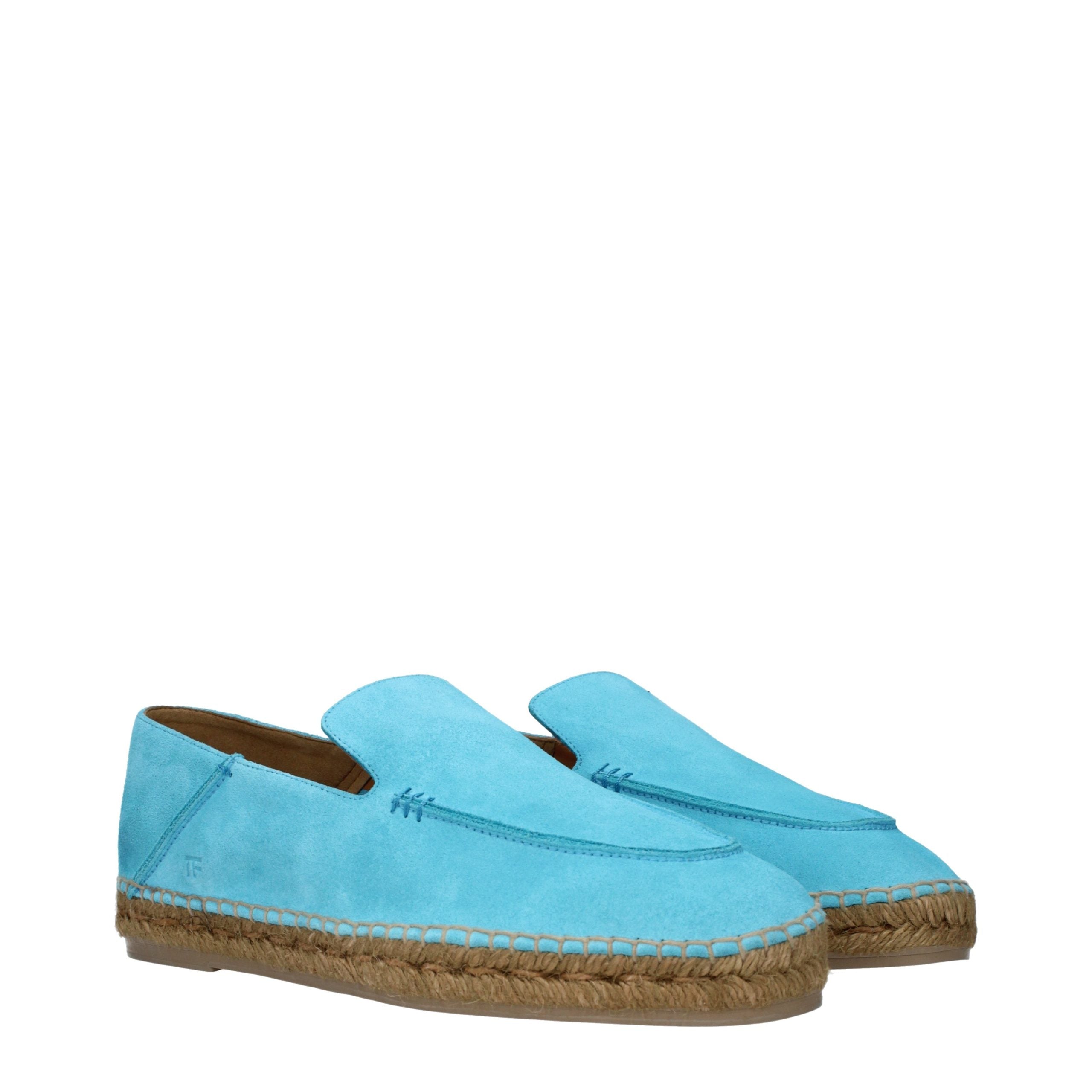 Tom Ford Blue Suede Espadrilles