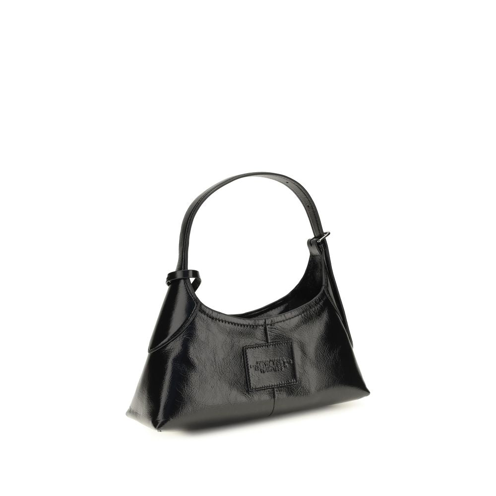 Marc Jacobs Black Calf Leather Shoulder Bags
