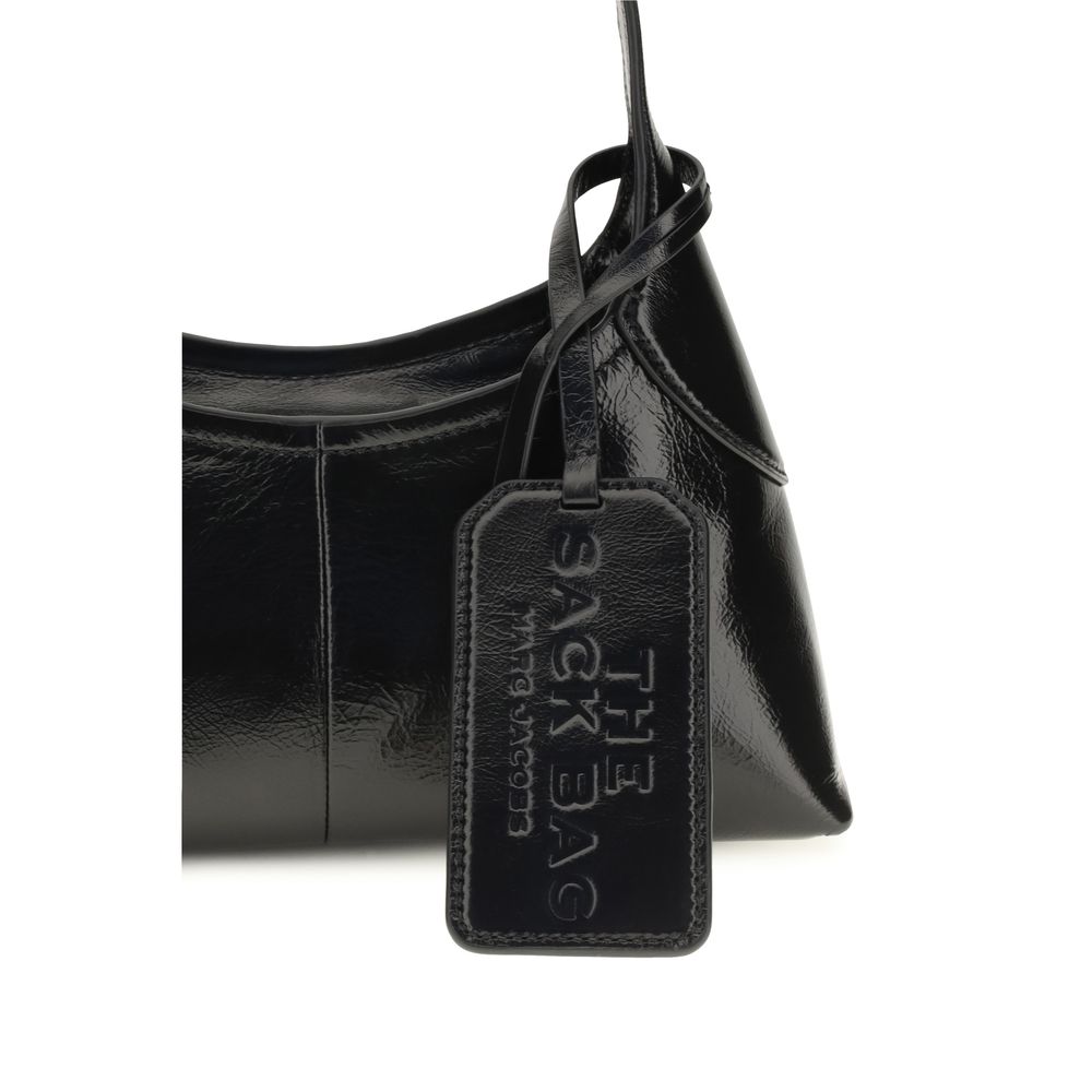 Marc Jacobs Black Calf Leather Shoulder Bags