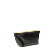 Jimmy Choo Black Calf Leather Clutch Bag