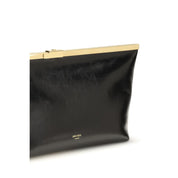 Jimmy Choo Black Calf Leather Clutch Bag