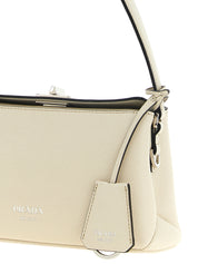 Prada White Calfskin Handbags