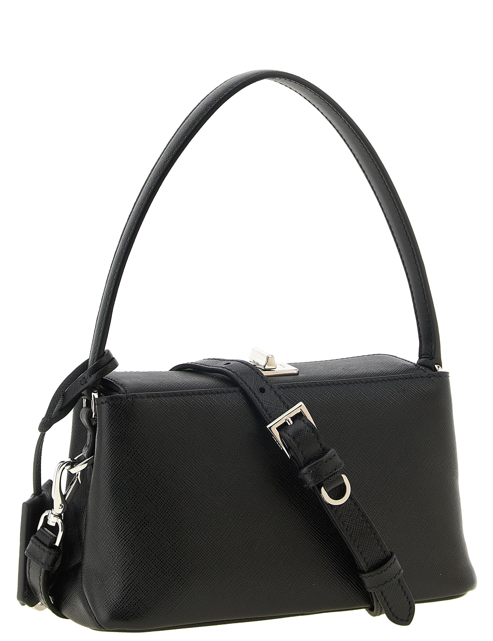 Prada Black Calfskin Handbags