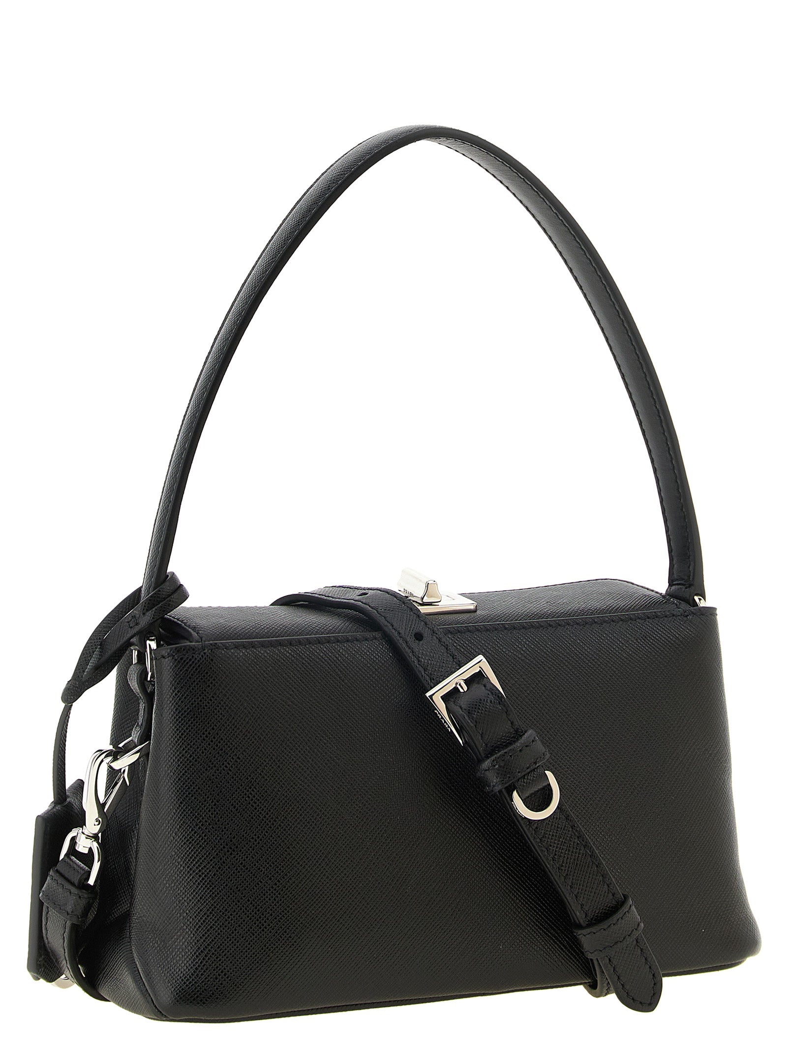 Prada Black Calfskin Handbags