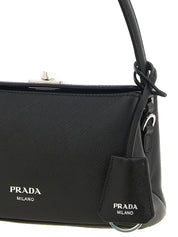 Prada Black Calfskin Handbags