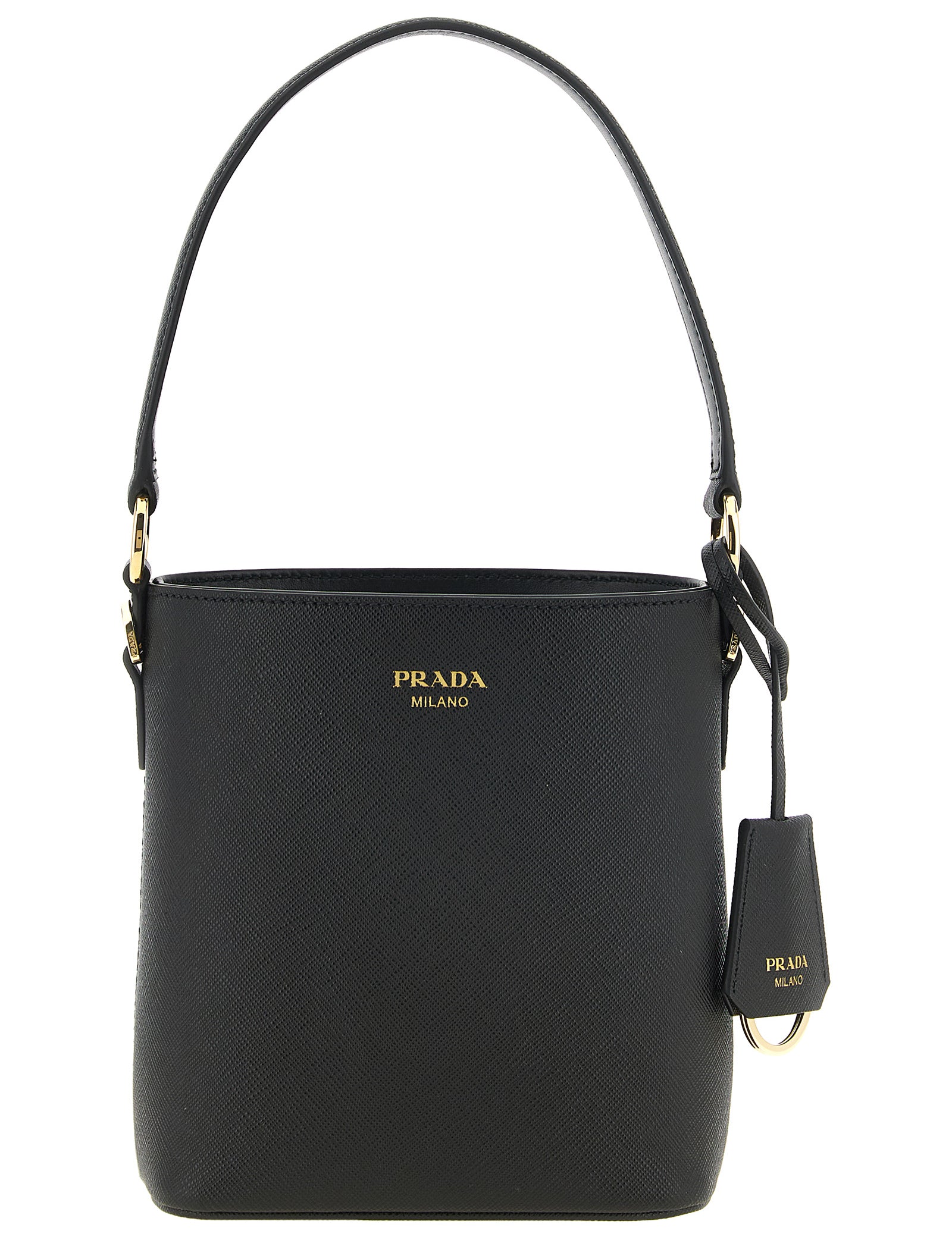 Prada Black Calfskin Handbags