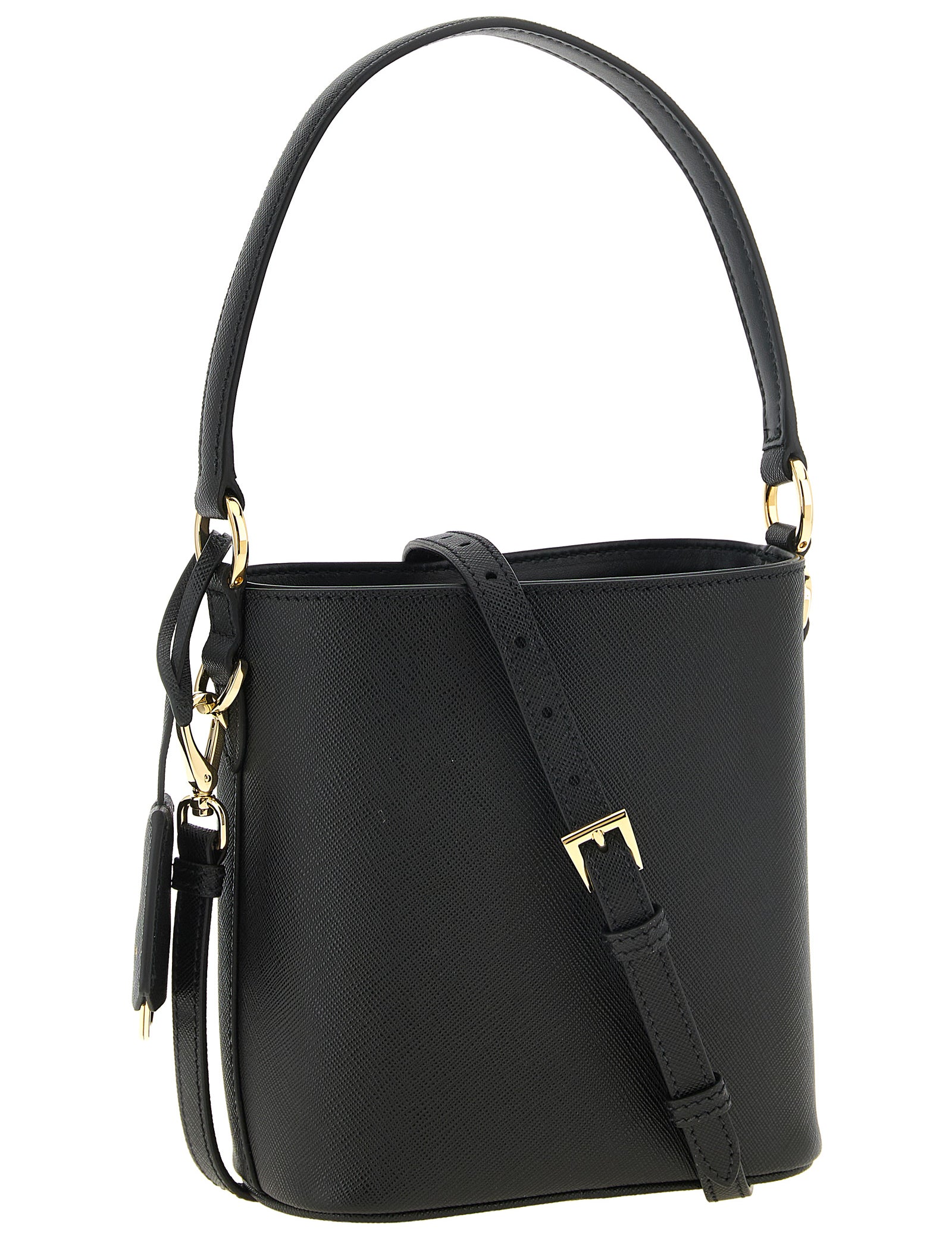 Prada Black Calfskin Handbags