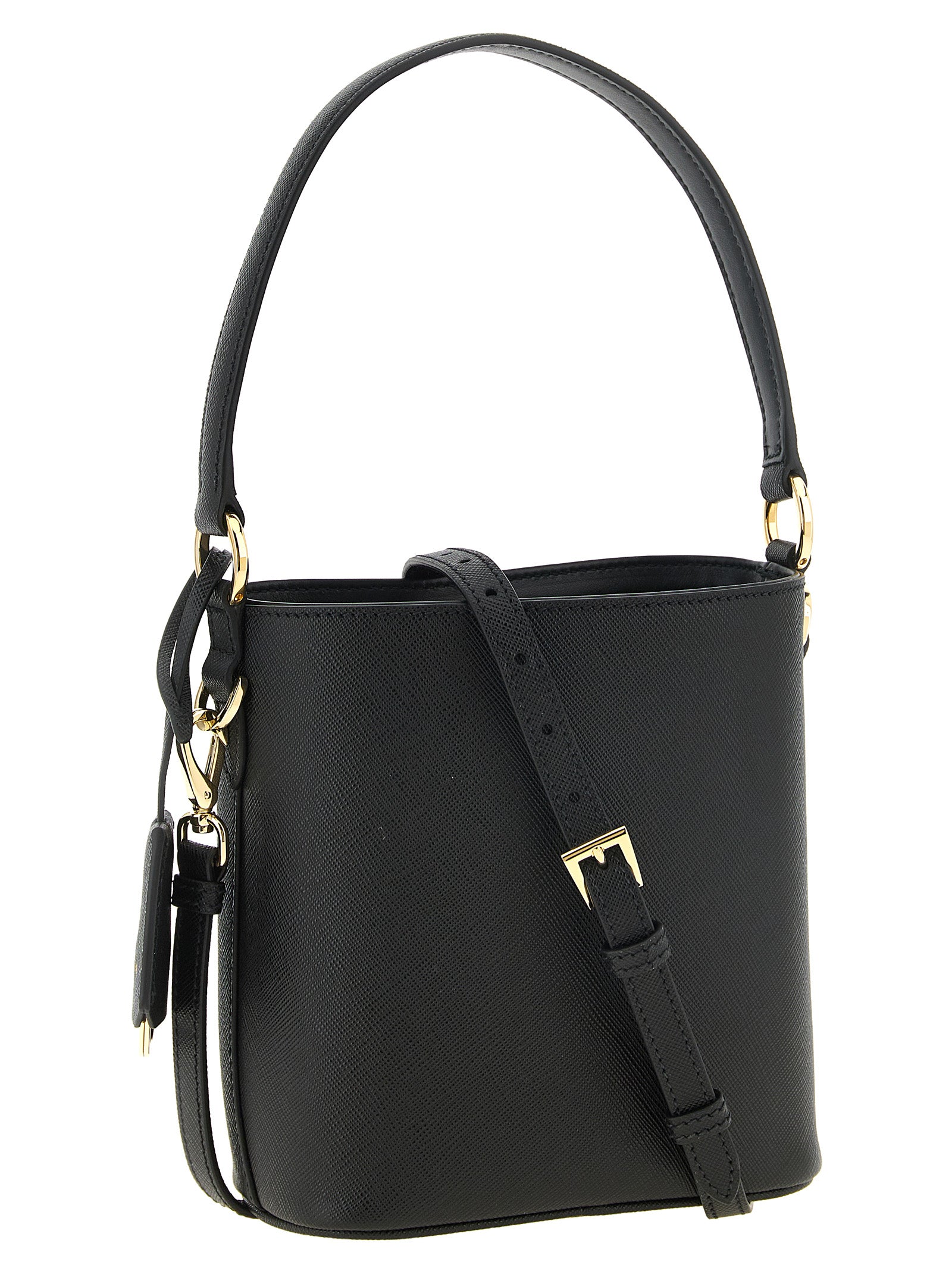 Prada Black Calfskin Handbags
