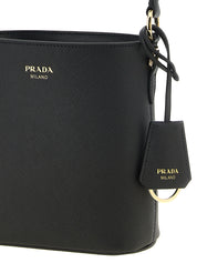 Prada Black Calfskin Handbags