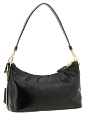 Prada Black Calfskin Shoulder Bags
