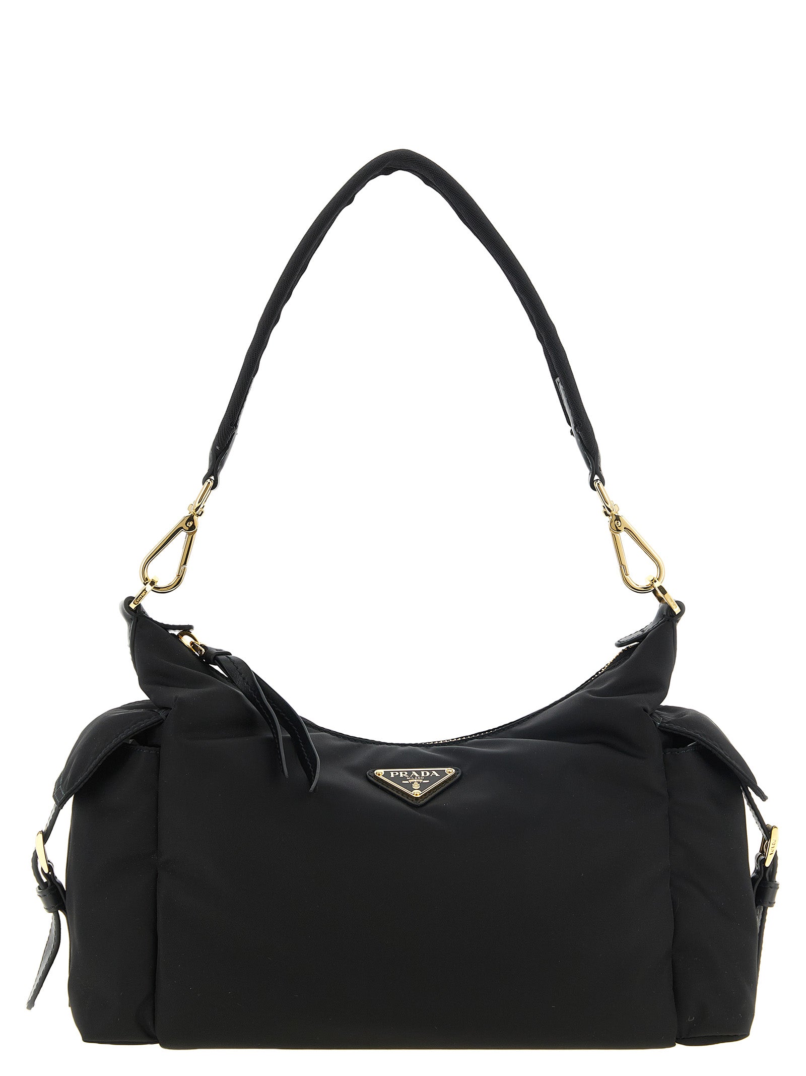 Prada Black Polyamide Shoulder Bags