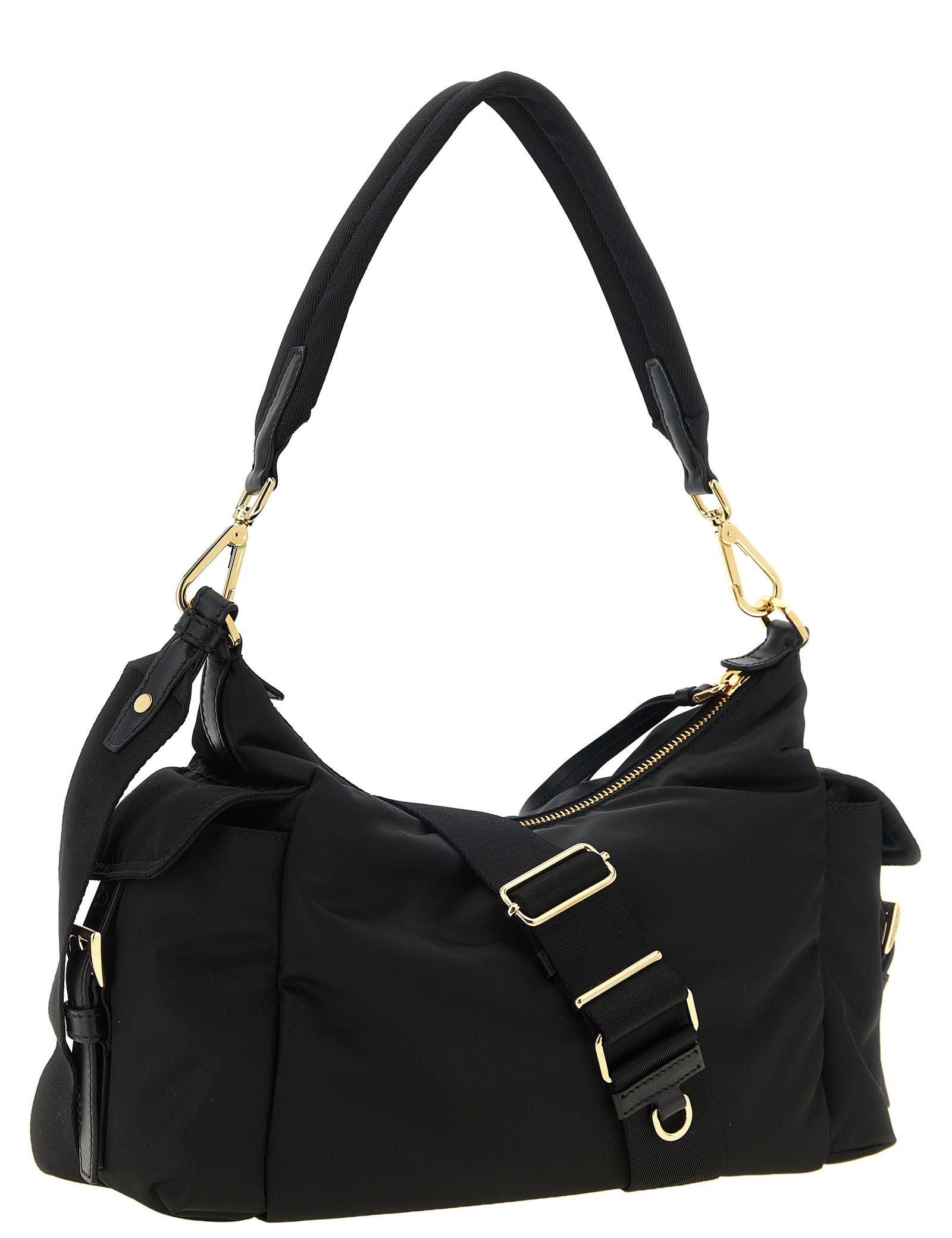 Prada Black Polyamide Shoulder Bags