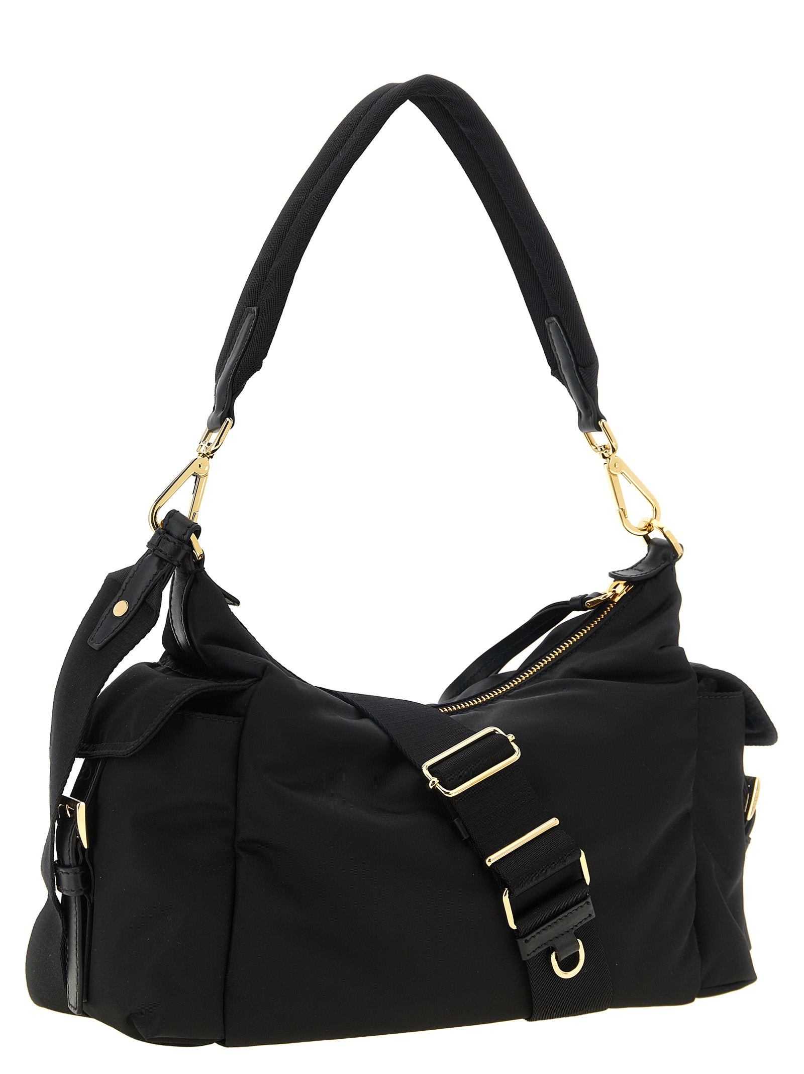 Prada Black Polyamide Shoulder Bags