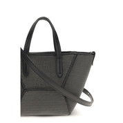 Brunello Cucinelli Black Calf Leather Shoulder Bags