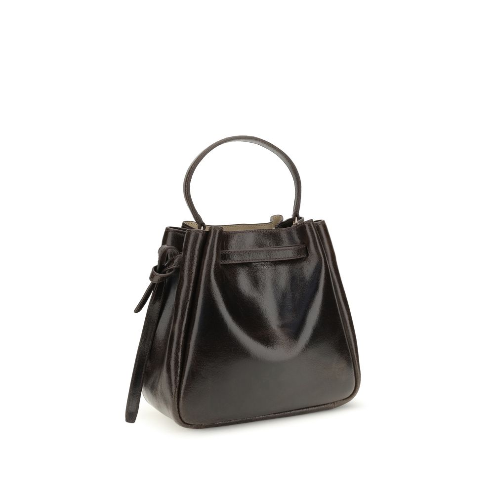 Tory Burch Brown Calfskin Bucket Bags