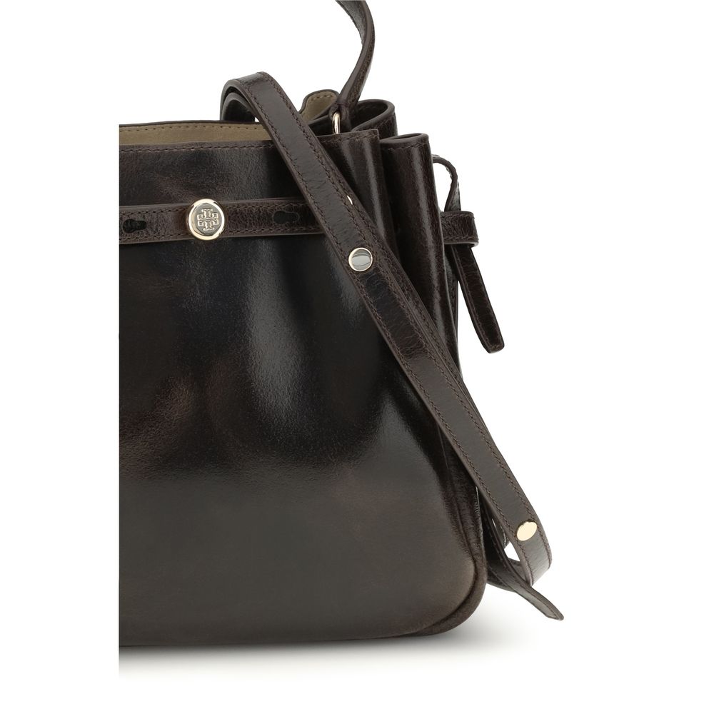 Tory Burch Brown Calfskin Bucket Bags
