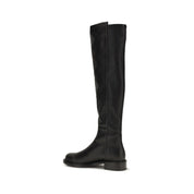 Stuart Weitzman Black Napa Leather Knee-High Boots
