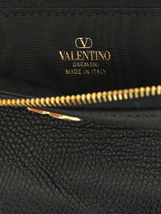 Valentino Garavani Black Lamb Leather Cardholder