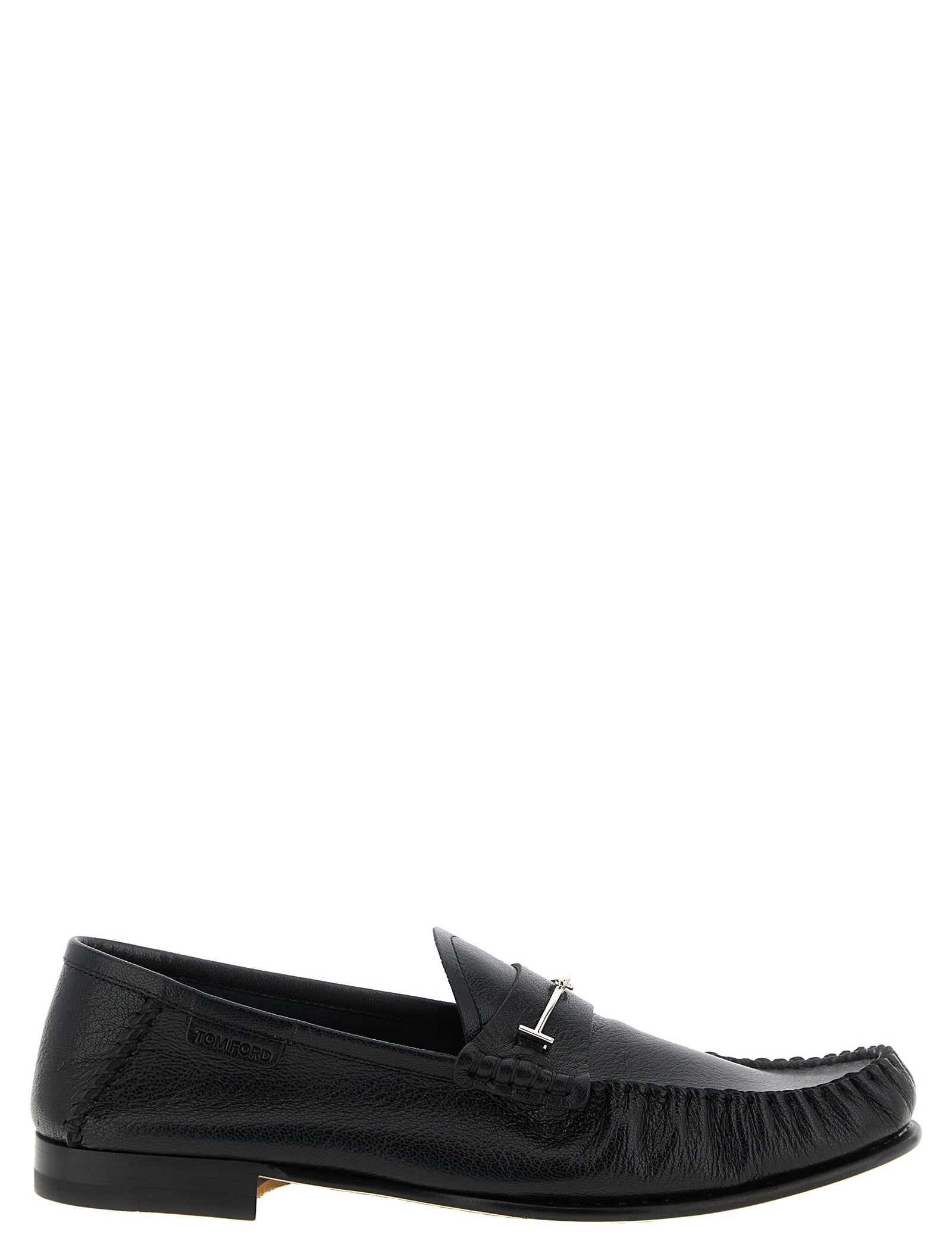 Tom Ford Black Goat Leather Loafers