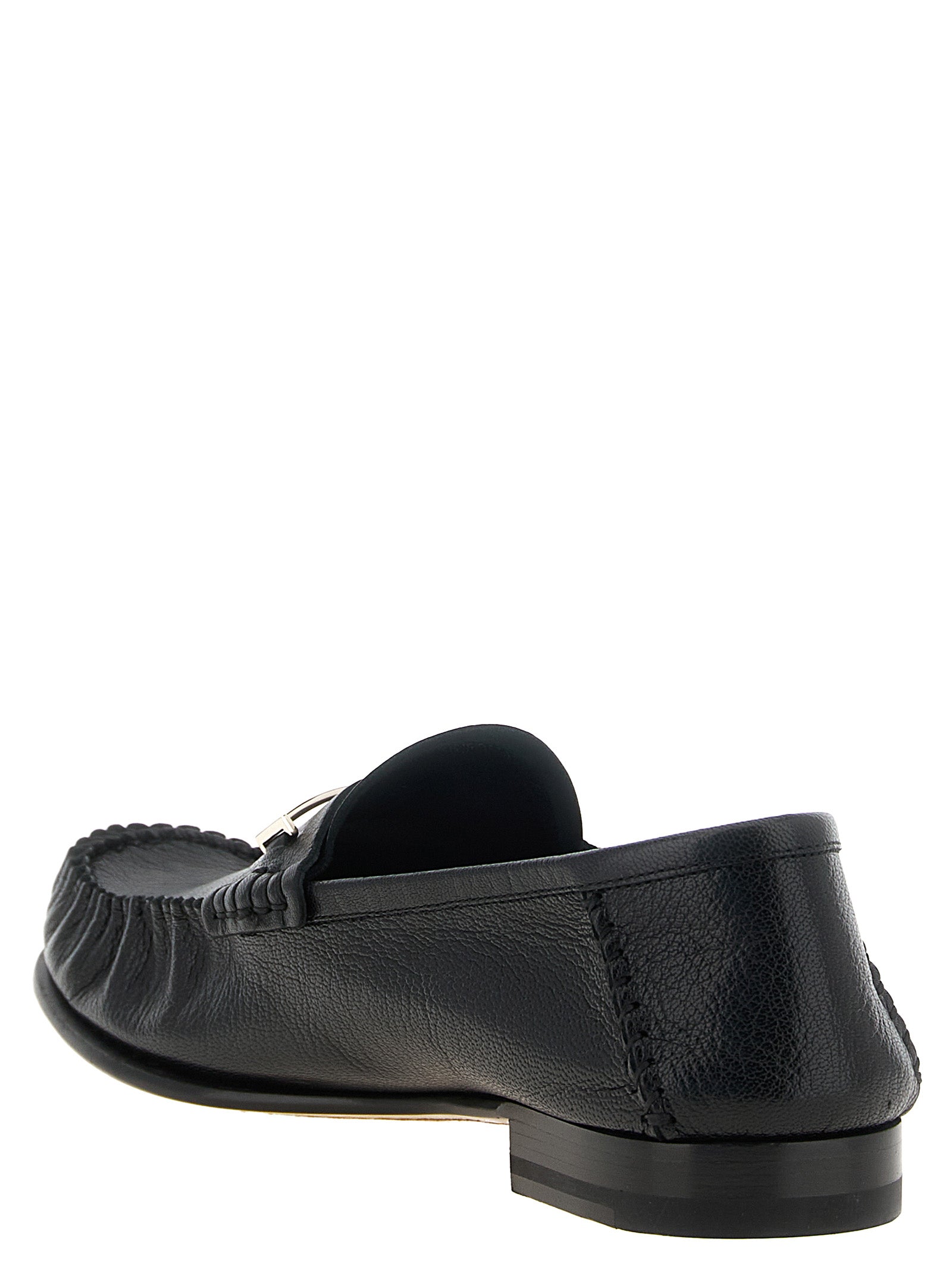 Tom Ford Black Goat Leather Loafers
