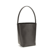 The Row Brown Calf Leather Small N/S Park Tote Bag