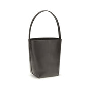 The Row Brown Calf Leather Small N/S Park Tote Bag