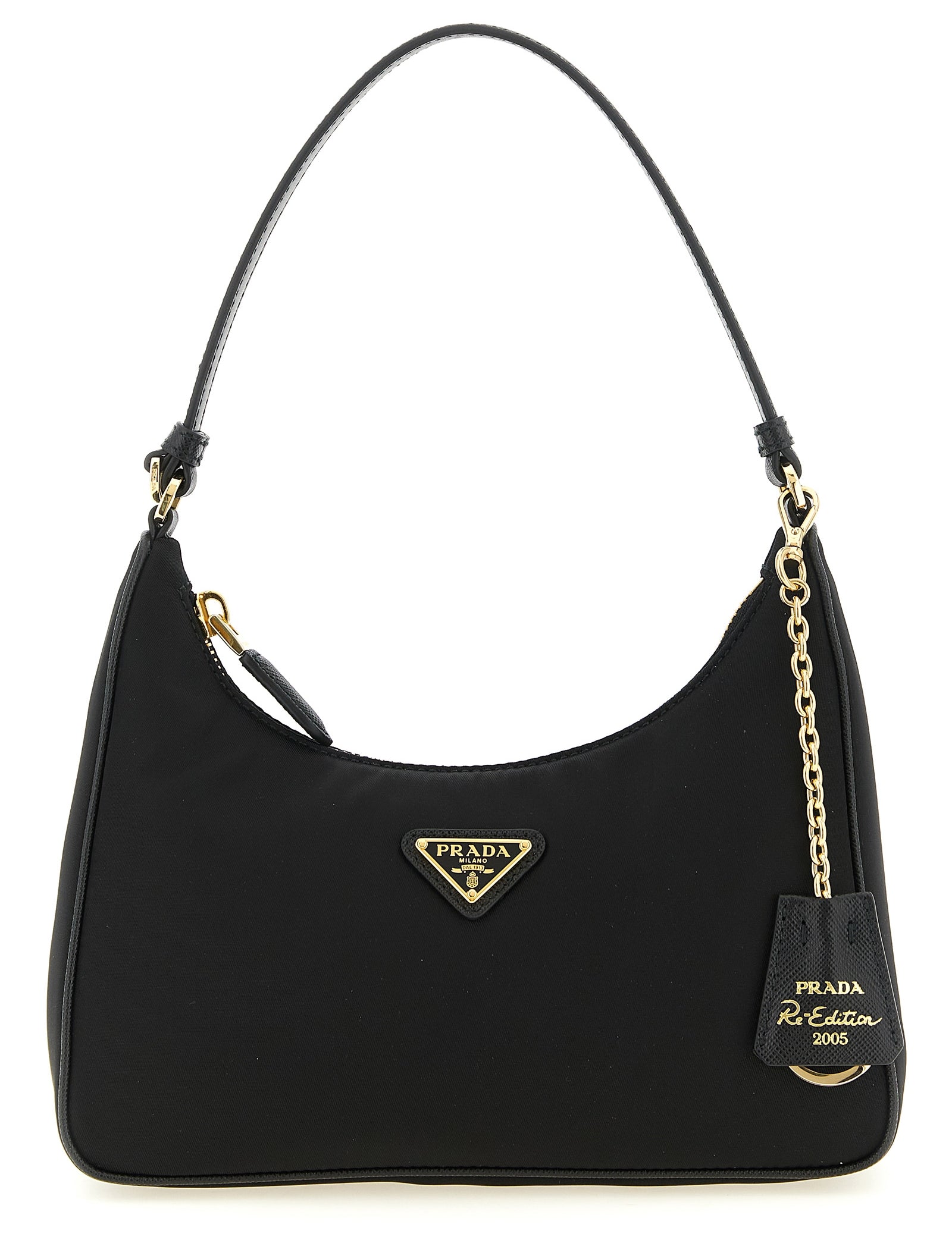 Prada Black Recycled Polyamide Shoulder Bag