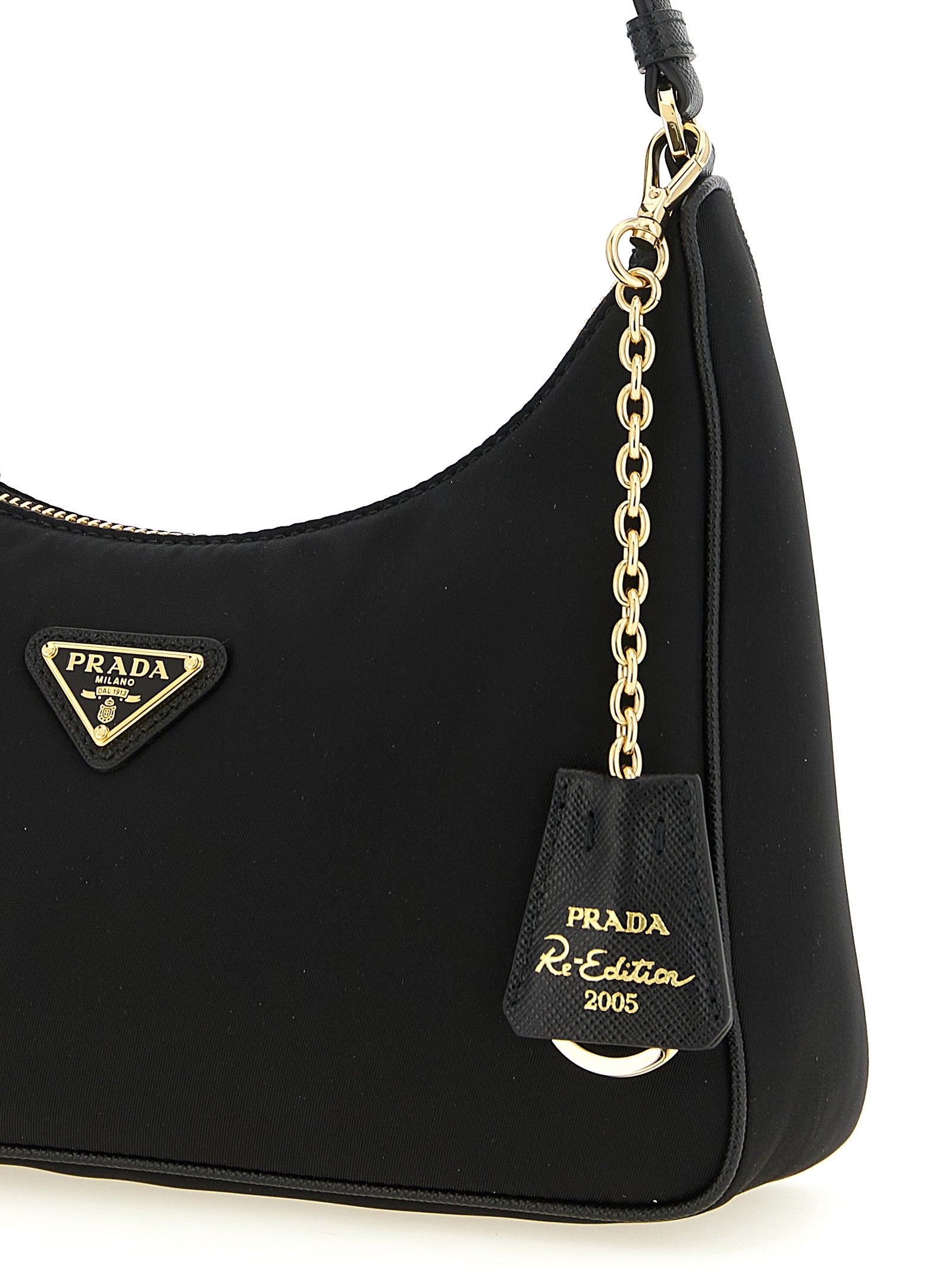 Prada Black Recycled Polyamide Shoulder Bag