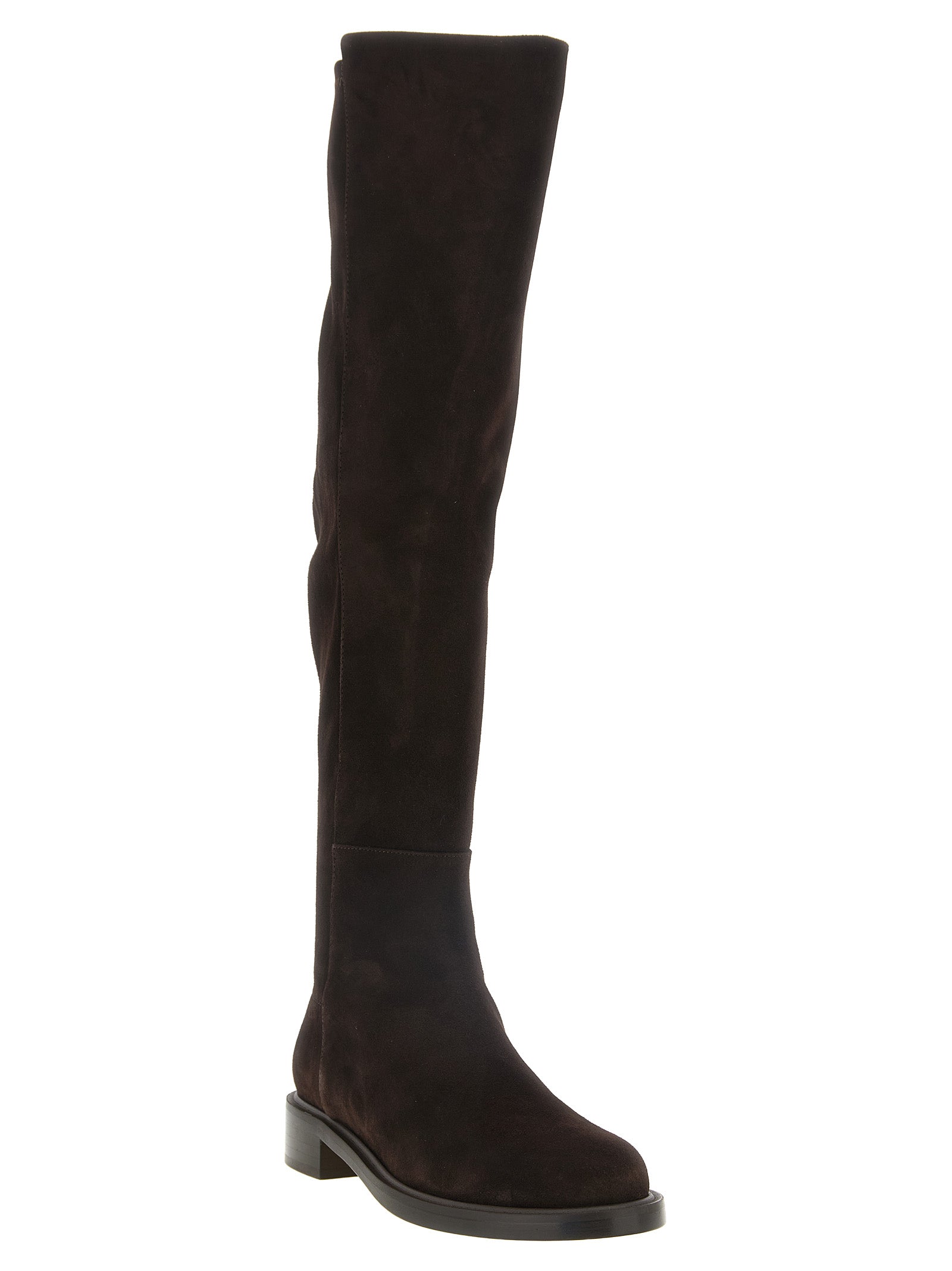 Stuart Weitzman Brown Lamb Leather Boots