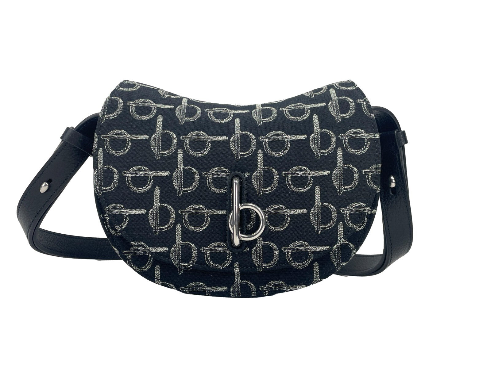 Burberry Black Leather Crossbody Bags