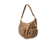 Michael Kors Luggage Polyurethane Leather Crossbody Bag