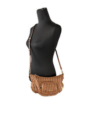 Michael Kors Luggage Polyurethane Leather Crossbody Bag