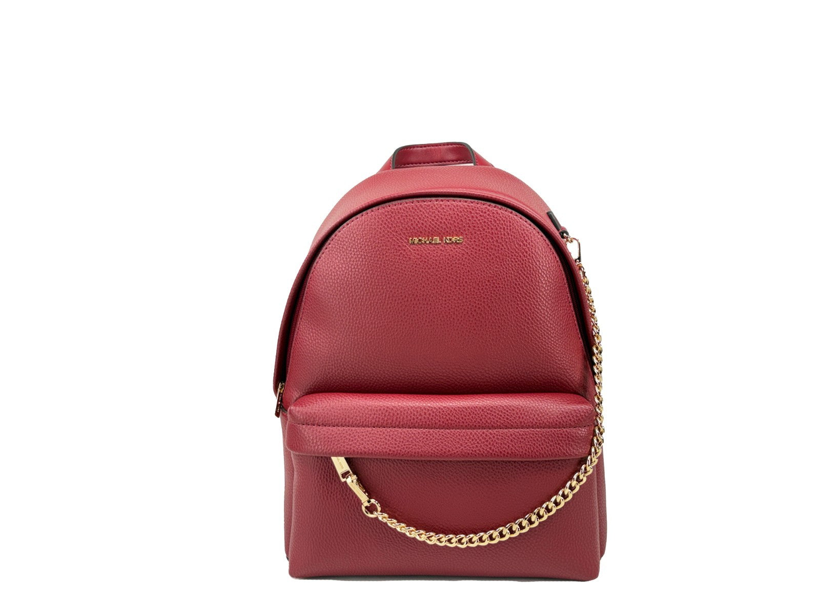 Michael Kors Cherry Red Leather Backpack