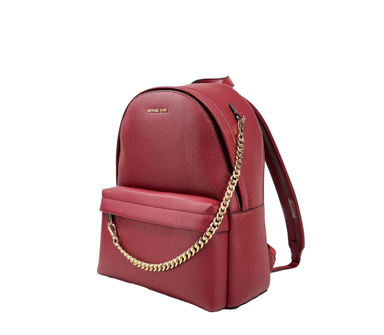 Michael Kors Cherry Red Leather Backpack