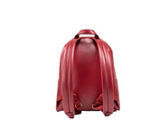 Michael Kors Cherry Red Leather Backpack