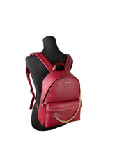 Michael Kors Cherry Red Leather Backpack