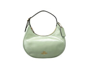 COACH Glazed Leather Shoulder Bag