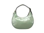 COACH Glazed Leather Shoulder Bag