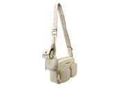 Michael Kors Light Cream Leather Crossbody Bags