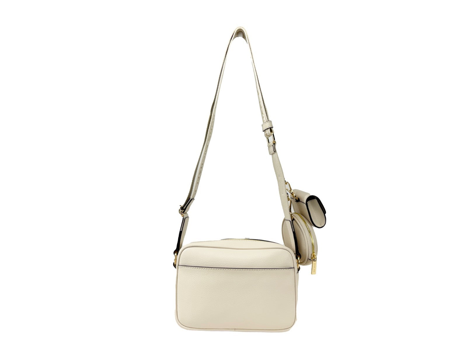 Michael Kors Light Cream Leather Crossbody Bags