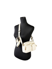 Michael Kors Light Cream Leather Crossbody Bags