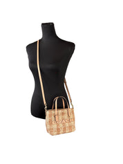 COACH Straw Tote Crossbody Bags